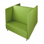 Akustik Sofa, 2- bis 3-Sitzer, Höhe 132, 146x77 cm (B/T), 2er Set, 